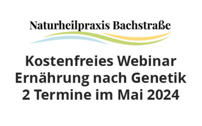 Ernährung nach Genetik – Webinar